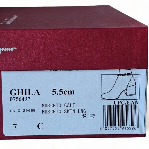 Salvatore Ferragamo Ghila Suede Ankle Boots - Picture 11 of 13